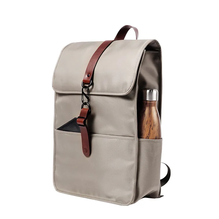 

2019 New Style Customizable Korean-style Simple Casual Men Backpack Large Capacity Anti Spillage Computer Backpack