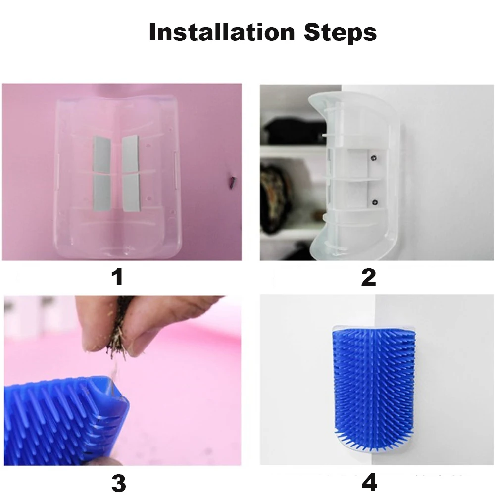 Pet Cat Self Groomer For Cat Grooming Tool Hair Removal Comb Dogs Cat Brush Hair Shedding Trimming Massage Device With Catnip Pet Cat Self Groomer For Cat Grooming Tool Hair Removal Comb Dogs Cat Brush Hair Shedding Trimming Massage Device With Catnip