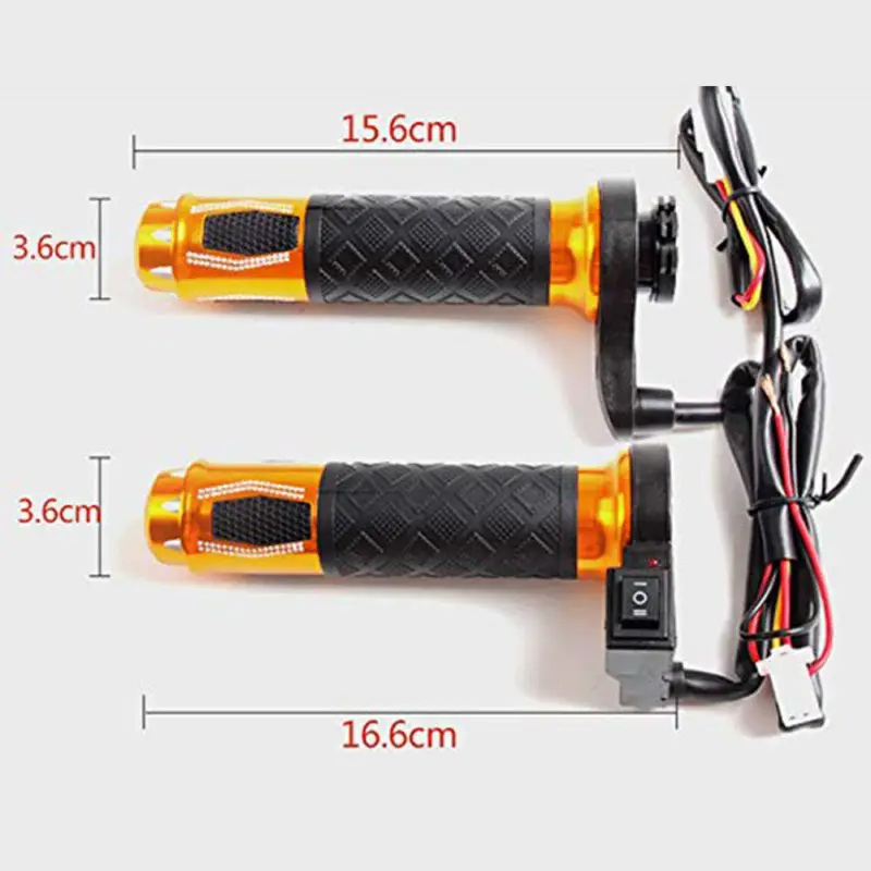 Отопление ручки 12V мотокросс ручка подходит для 22 мм Диаметр ручками