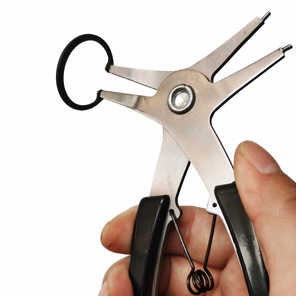2 Pcs External Snap Retaining Ring Clip Circlip Removal Pliers for Locksmith 