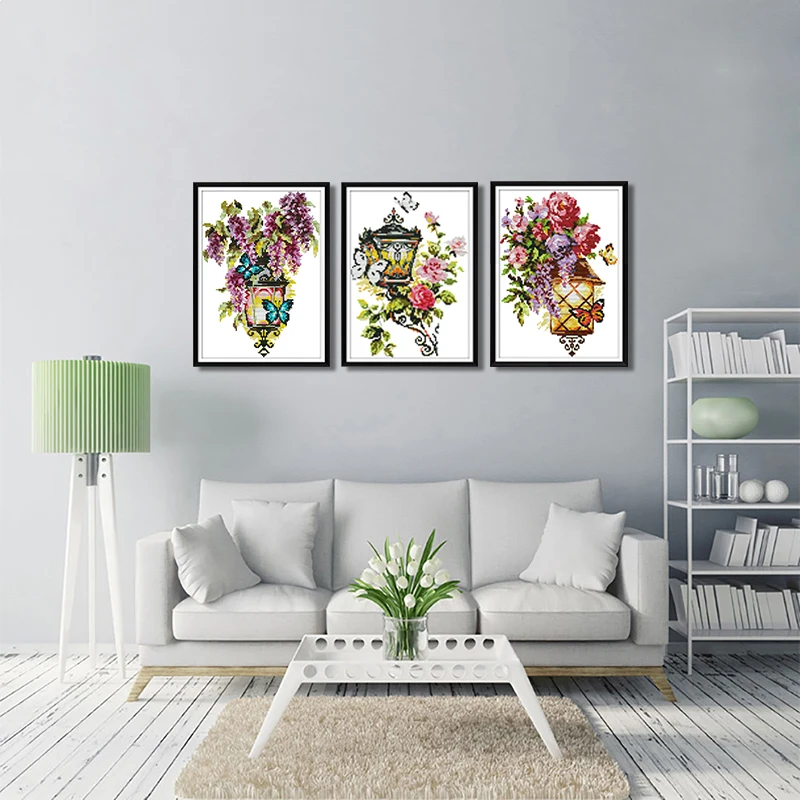 GG The Light of Love Cross Stitch Kits 11CT 14CT Chinese Cross Stitch Pattern Embroidery Needlework Set for Home Decor