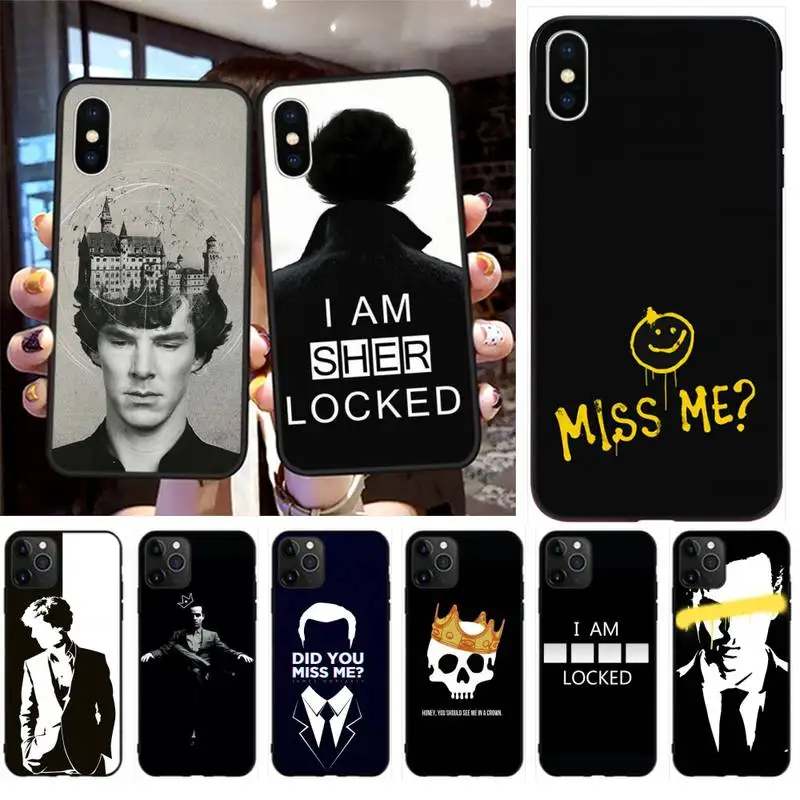 

KPUSAGRT Sherlock Moriartee 221B Soft Phone Case Capa for iPhone 11 pro XS MAX 8 7 6 6S Plus X 5S SE 2020 XR case