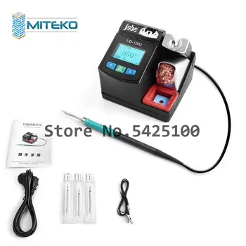 

Jabe UD-1200 Lead Free Soldering Iron Station Cell Phone PCB BGA Welding Tool 2.5S Rapid Heating Dual Channel Solder Station