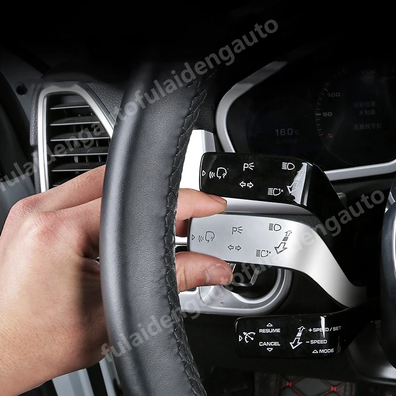3 шт. для Porsche Cayenne Матовый ABS Круизный стержень стеклоочистителя сигнал поворота украшение защитная оболочка Накладка для автомобиля Стайлинг