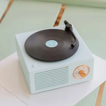 

Built-in Mic Retro Mini Portable Support Card Cute USB Charging Gift Desktop MP3 Music Wireless Stereo Audio Bluetooth Speaker