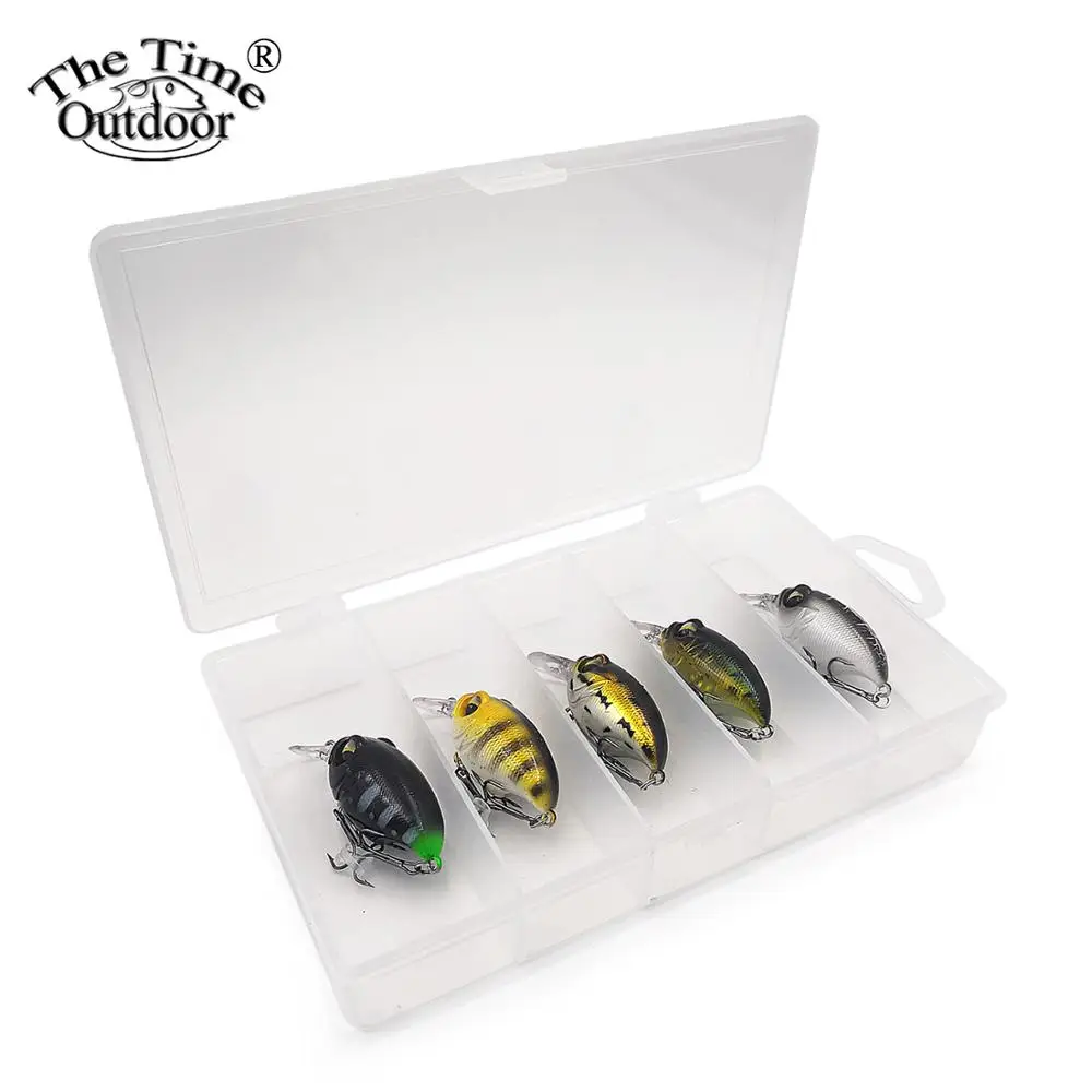 5 штук SRX micro crankbait 40 мм 8 г рыболовные воблеры Набор Мини искусственная жесткая