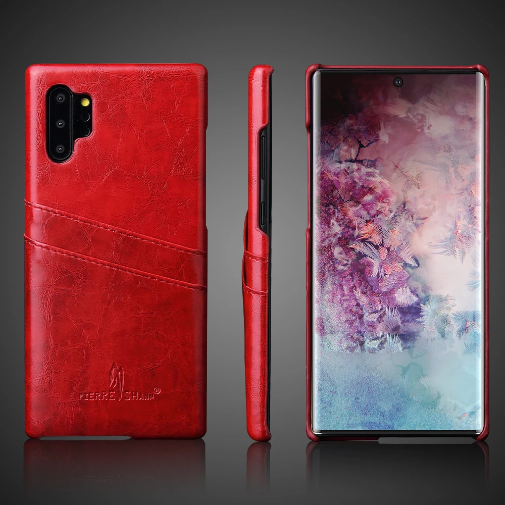 Чехол для samsung galaxy note 10+ чехол для samsung S10 S8 S9 Plus S10e Note 9 8 S7 edge с футляр с отделением для карт