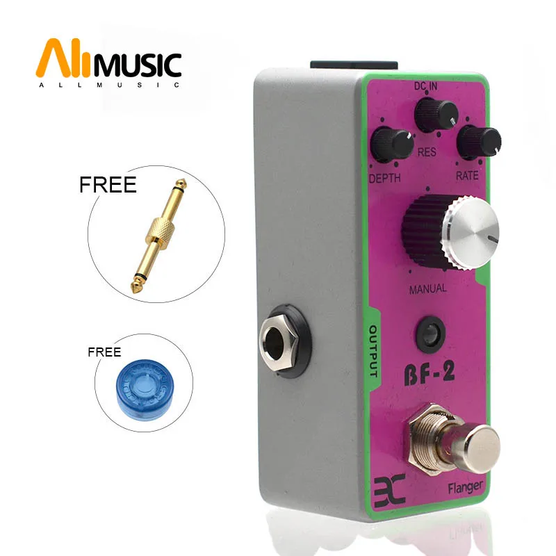 Pedale Ex Bf-2 Flanger Pedale Effetto Chitarra True Bypass Eno Mini Pedale Compatto + Connettore Gratuito