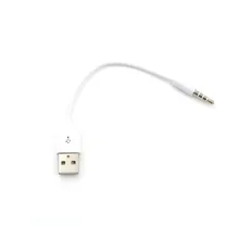 

15cm 3.5mm AUX To USB 2.0 Charger Data Sync Audio Adapter Cable For MP3 CordAA