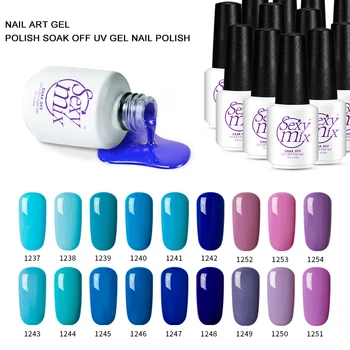 

Sexy Mix 7ml soak off nail gel polish 119 nude colors long lasting manicure painting gel varnishes nail art UV gel lacquer