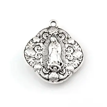 

Zinc alloy catholic gift Our Lady of Grace miraculous Mary travel protection Pendants DIY Accessories 20Pcs/lots A-480