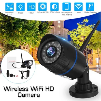 

HD 1080P IP Camera Outdoor WiFi 3.6mm Home Security Camera Wireless Surveillance WiFi Waterproof IP Onvif Camara Cam