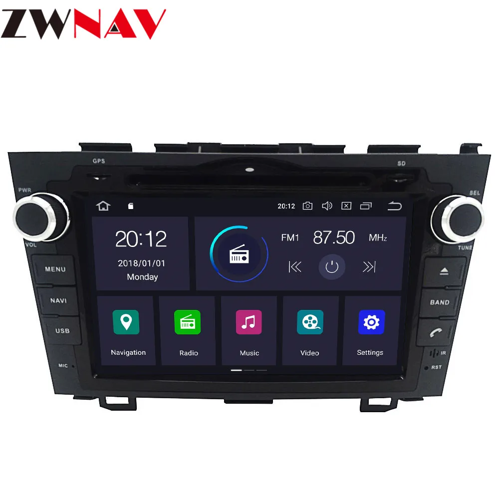 PX6 4+ 64 Android 9,0 автомобильный DVD стерео Мультимедиа для Honda CRV CR-V 2006-2011 радио gps Navi Аудио Видео Стерео головное устройство карта