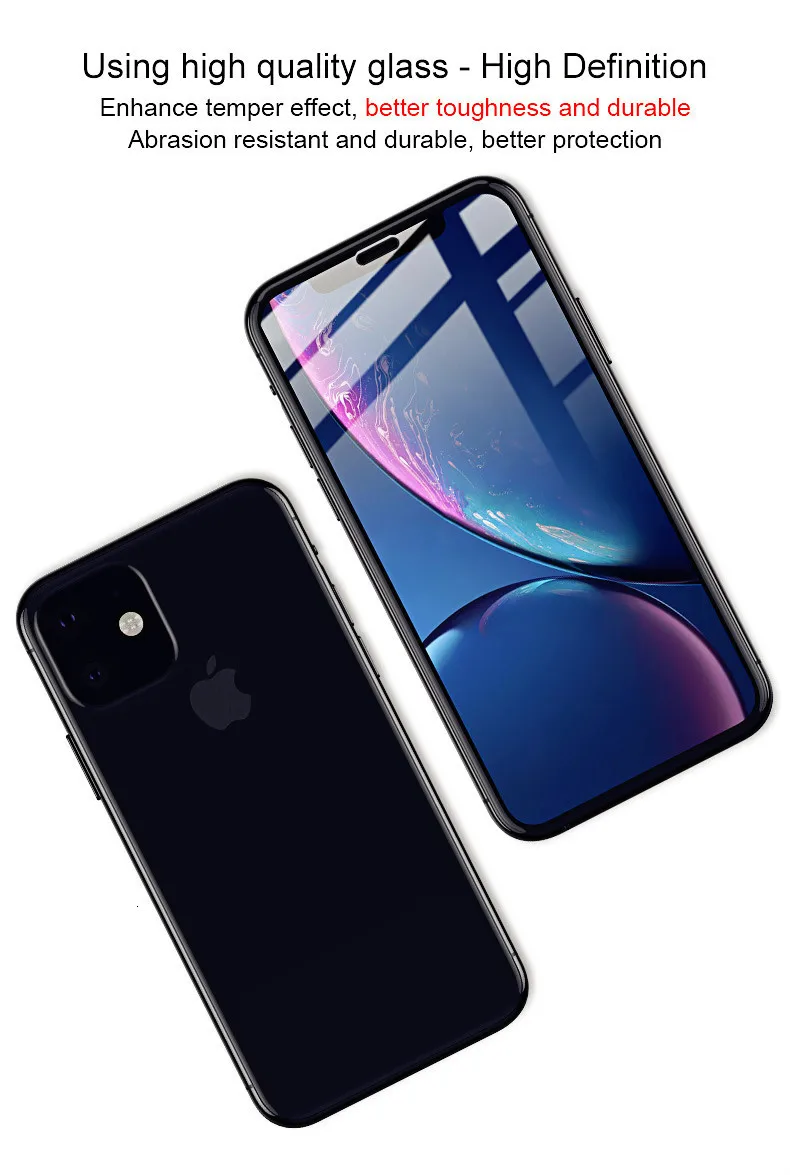 IMAK для Apple iPhone 11 Pro Max glass Pro+ версия Полная защита экрана закаленное стекло для Apple iPhone 11