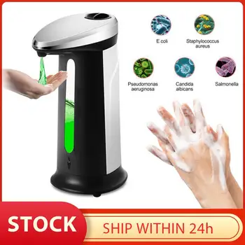 

400ml Automatic Liquid Soap Dispenser Touchless Hand Sanitizer Container Hand Sanatizer Liquid Bathroom Accessories