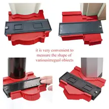 

TOOL Multifunctional Contour Profile Gauge Duplicator 5/10inch Tiling Laminate Tile Edge Shaping Wood Measure Ruler Construct