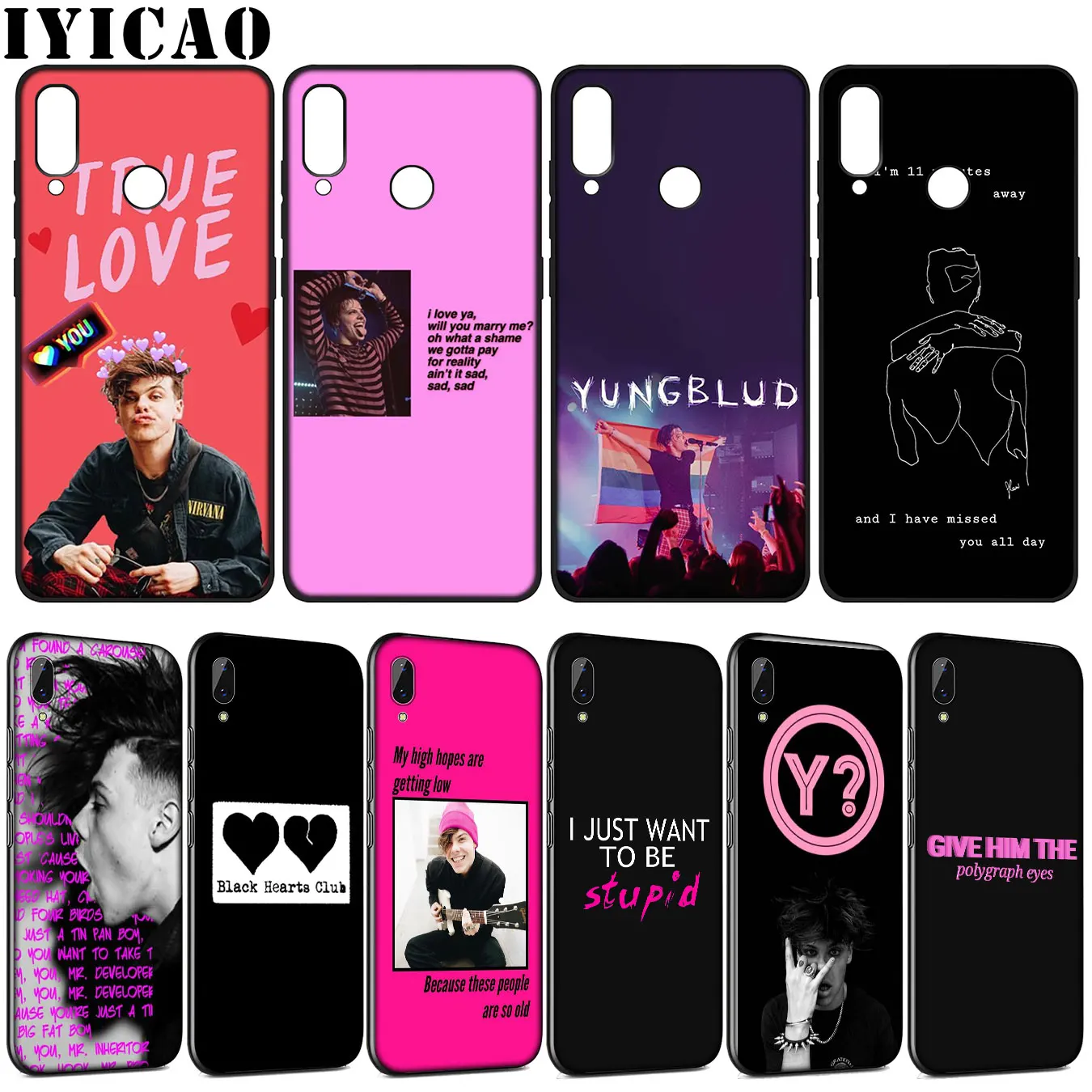 Yungblud Rapper Singer Soft Silicone Case for Huawei Y9 Y7 Y6 Prime 2019 Honor 20 10 9 9X 8C 8X 8 Lite 7C 7X 7A Pro |