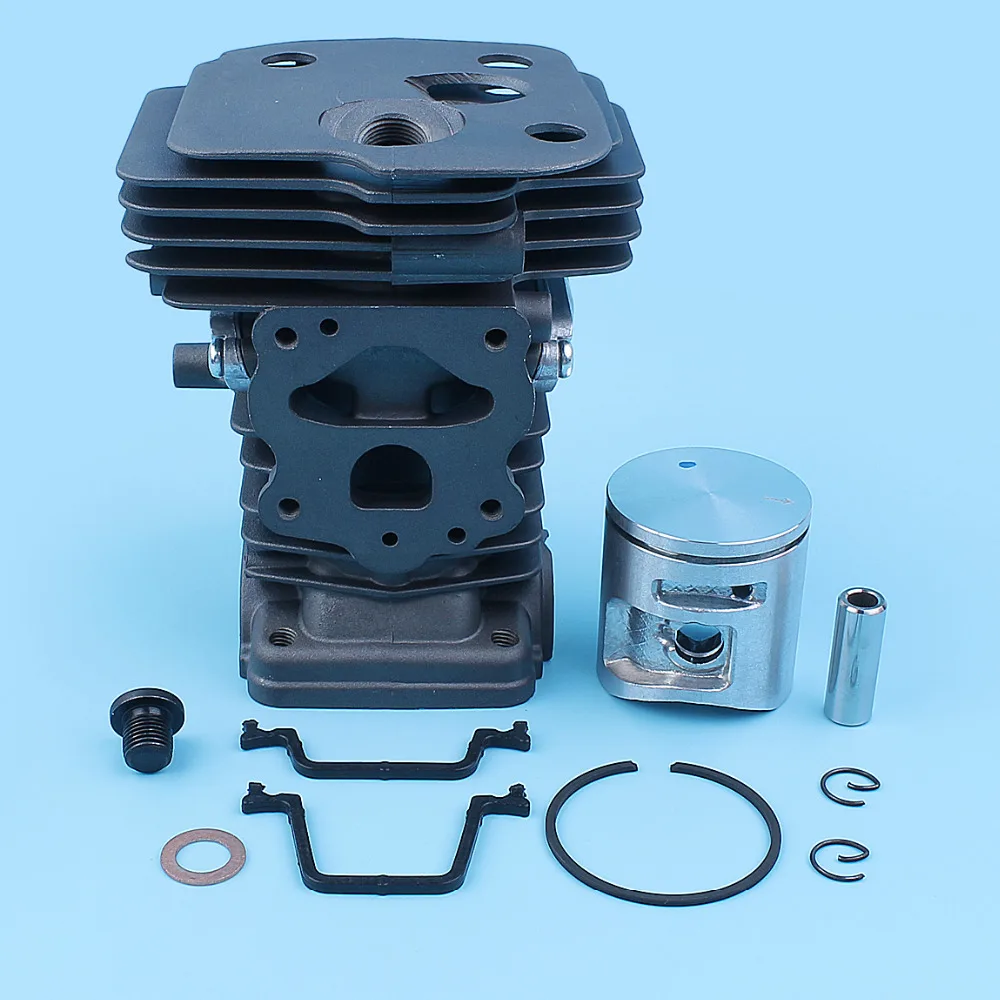 42mm Cylinder Piston Ring Kit For Husqvarna 445,445E,450,450 Rancher Chainsaw Nikasil Plated #544119902 2