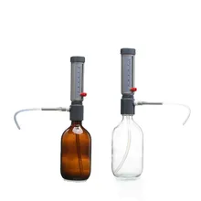 Tipo econômico da luva do distribuidor do distribuidor da parte superior da garrafa do laboratório 5 25 ml distribuidor líquido semiautomático ajustável do adder