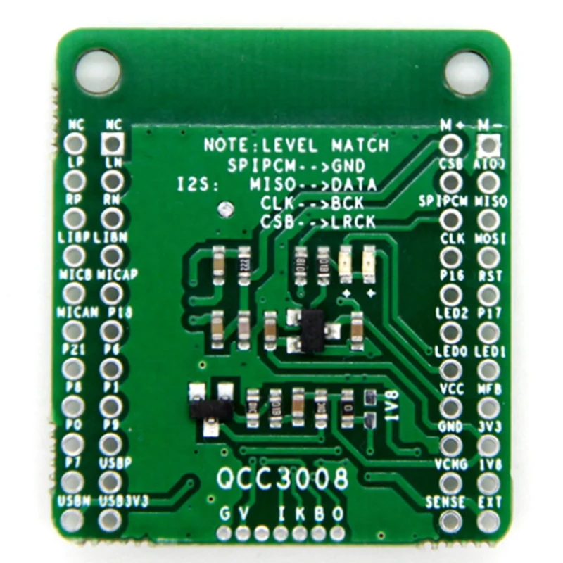 QCC3008 Bluetooth V5.0 низкая мощность Bluetooth аудио модуль APTX LL без потерь сжатия TWS ies