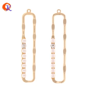 

Cordial Design 50Pcs 12*61MM Jewelry Accessories/Earring Connectors/Zinc Alloy/Pearl Oval Shape/DIY/Hand Made/Earring Findings