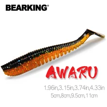 Bearking 5cm 8cm 9.5cm 11cm iscas de pesca isca macia isca artificial predador enfrentar jerkbait para pique e baixo(China)