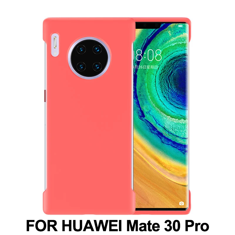 Для huawei mate 30 Pro Чехол Высокое качество жидкий силиконовый мягкий защитный чехол для huawei mate 30 Lite чехол для телефона Fundas - Цвет: 30 Pro - Orange