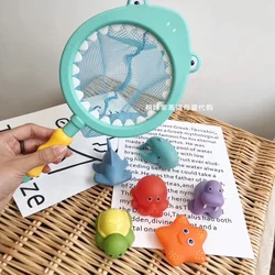 Ensemble de petits jouets de bain éducatifs, dessin animé créatif mignon, jouets de bain éducatifs pour tout petits, animaux de bain, cadeau de noël pour bébé, OO50MY 