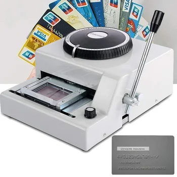 

72 Character Manual Embosser Embossing Machine PVC/ID/Credit Card Stamping Machine Code Printer