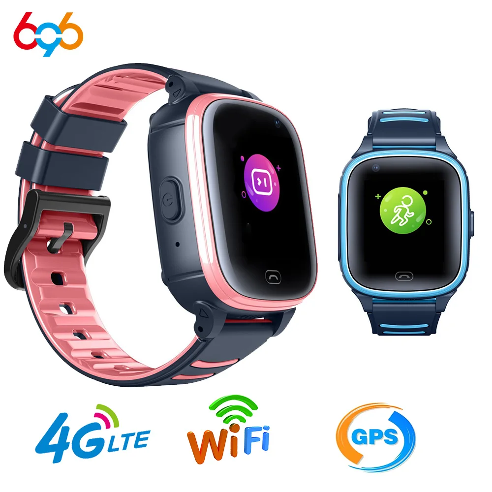 696 A80 4G Детские Смарт-часы gps WiFi SOS Видеозвонок IP67 водонепроницаемая камера умные