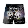 New Fashion Women/Men's 3D Print  Manowar Band  Summer Beach Shorts  Streetwear Men Quick Dry Vacation Casual Shorts 1