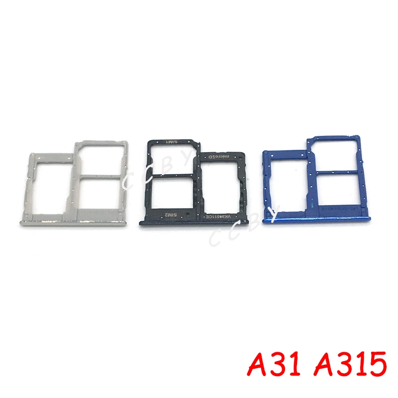 Soporte para Samsung Galaxy A31 A315F 2020, lector de tarjetas Sim, bandeja de tarjeta Sim Dual, adaptador de ranura