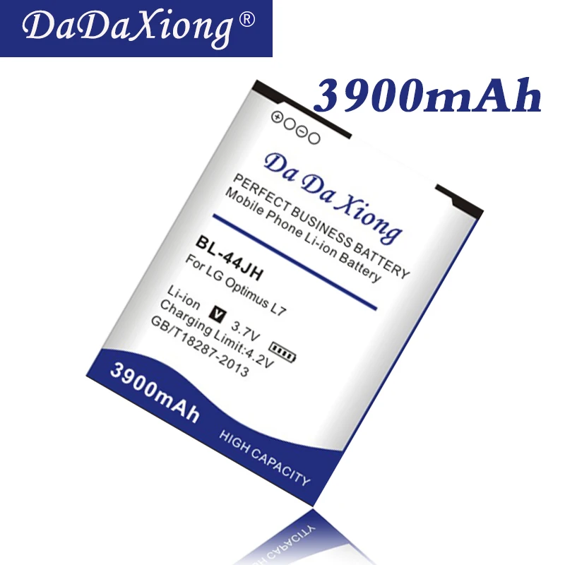 

DaDaXiong 3900mAh BL-44JH BL44JH For LG L4 E440/E460 Optimus L5 II E455 MS770 L7 P700 P705 Phone Battery