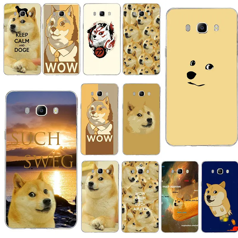 Мягкий чехол для samsung M10 M20 M30 M40 A10 A20 A30 A40 A50 A60 A70 A80 A90 A20E A8 A9 Star Pro красивые Doge мем