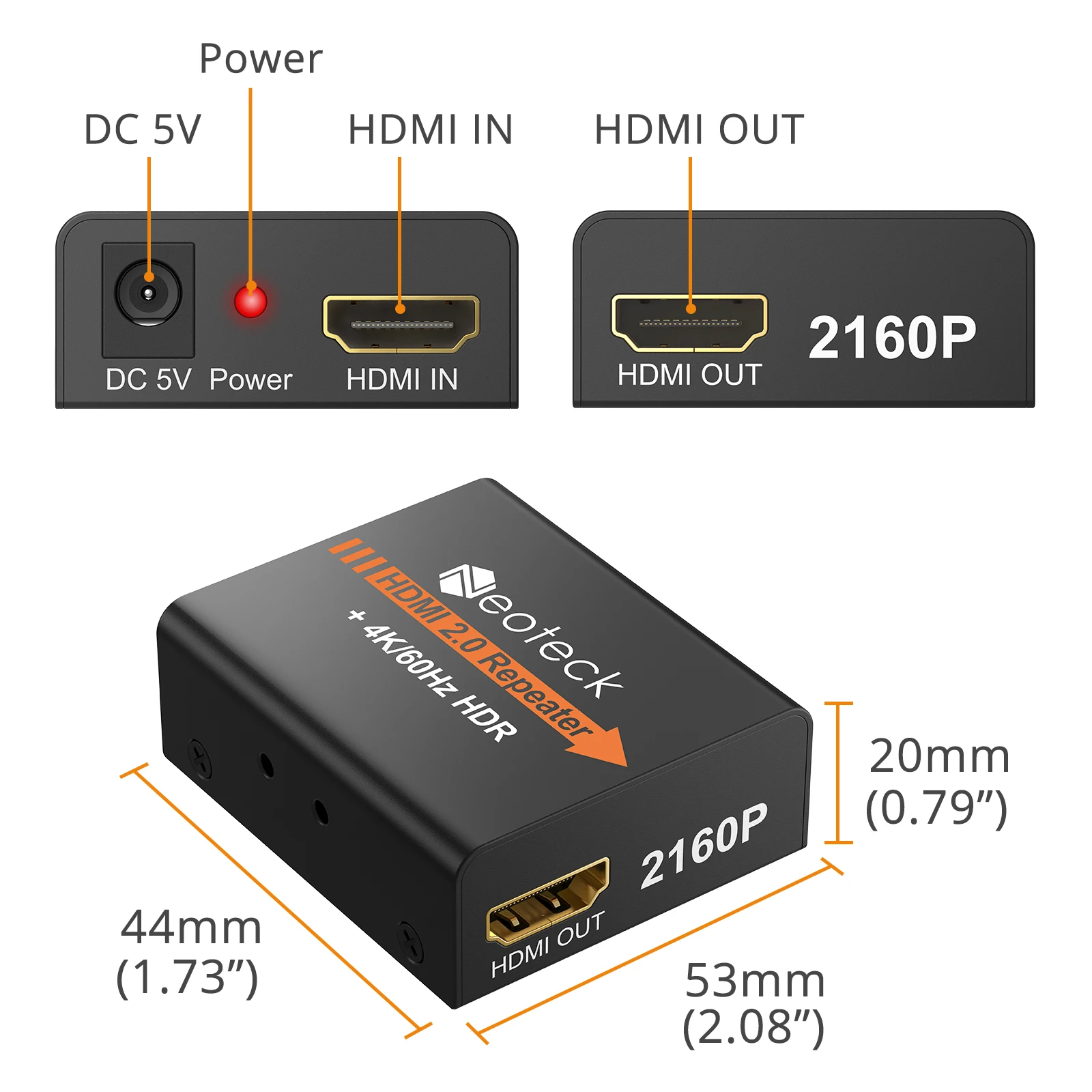 Neoteck-HDMI ȣȯ  ͽٴ, 2160P 3D 4K ν   ñ׳ HDTV 60  ս  ȯ