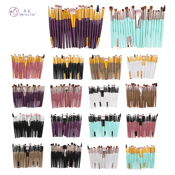 

20 The Eye Makeup Brush Eyebrow Brush Foundation Brush Eyeshadow Brush Lip Brush gao guang shua Beauty Tool Set