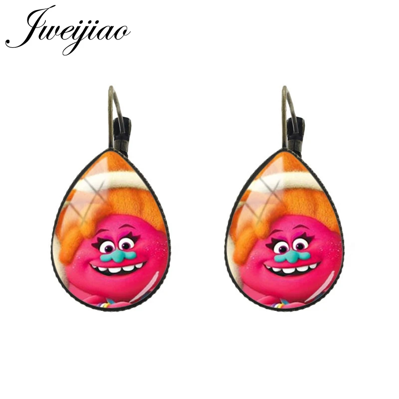 CT02 15 JWEIJIAO детские серьги с рисунком из мультфильма, серьги-клипсы в виде капли воды, античная бронза, chaim, подарок для девочек, модные ювелирные изделия, вечерние, CT02 - Окраска металла: CT02 15