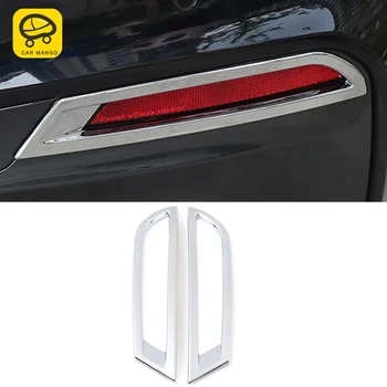 

CarManGo Car Accessories Rear Fog Light Trim Front Lamp Sticker Cover Chrome Exterior Decor for BMW 5 Series Sport G30 2017-2020
