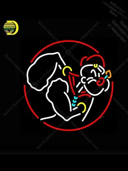 

Neon light Signs Popeye Sailor Anchor Tattoo Neon Bulb sign Lamp Handcraft Beer Shopping Hall Sign Bar Pub Light Shops Display