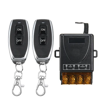 

433Mhz Light Switch 220V Wireless Remote Control Switch Powerful Radio On / Off 30m Range With Receiver For Lamp Control