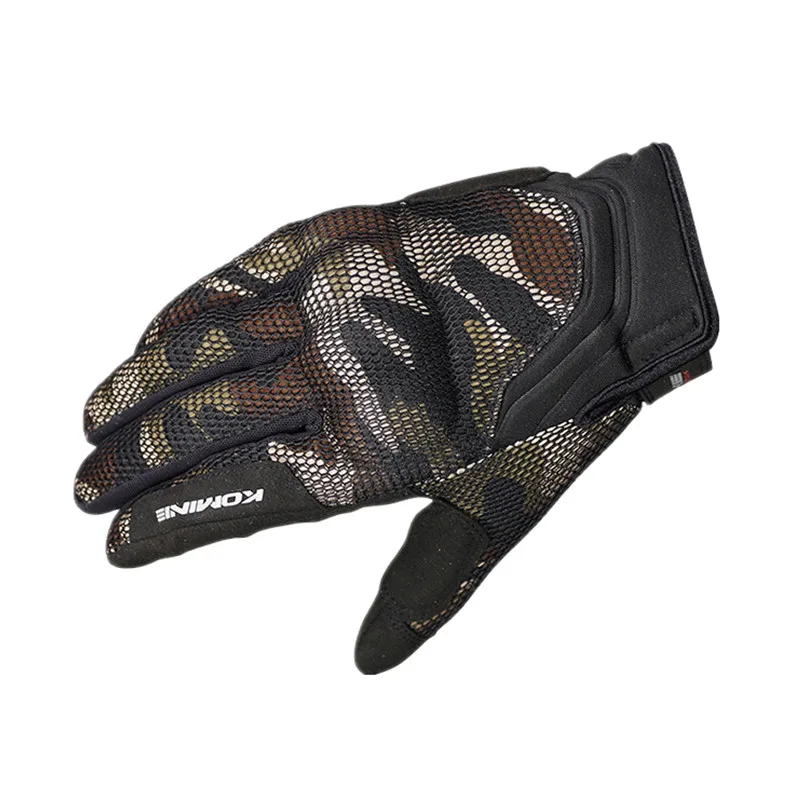 KOMINE GK-194 с дышащей сеткой мотоциклетные летние перчатки с выемкой для езды на внедорожные мотоциклы Мотокросс перчатки Guantes Moto Luva XXL