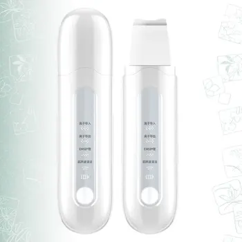 

Portable Beauty Tool Electric Facial Cleanser Blackhead Exfoliating Cleanser Ultrasonic Face Brush for Woman Home (White)