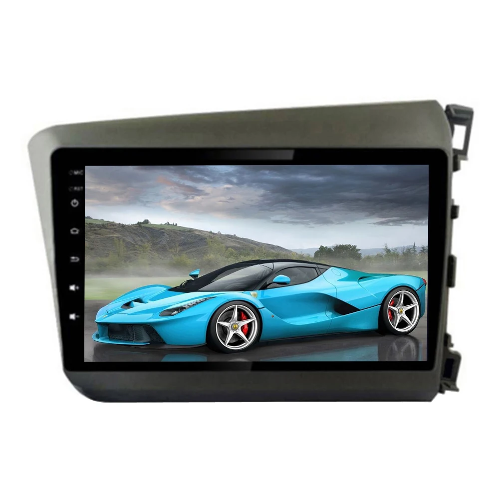 Clearance Sinosmart Android 8.1 Car Dvd for Honda Civic 2012-2015 GPS Navigation Radio 2din 2.5d IPS Screen 1