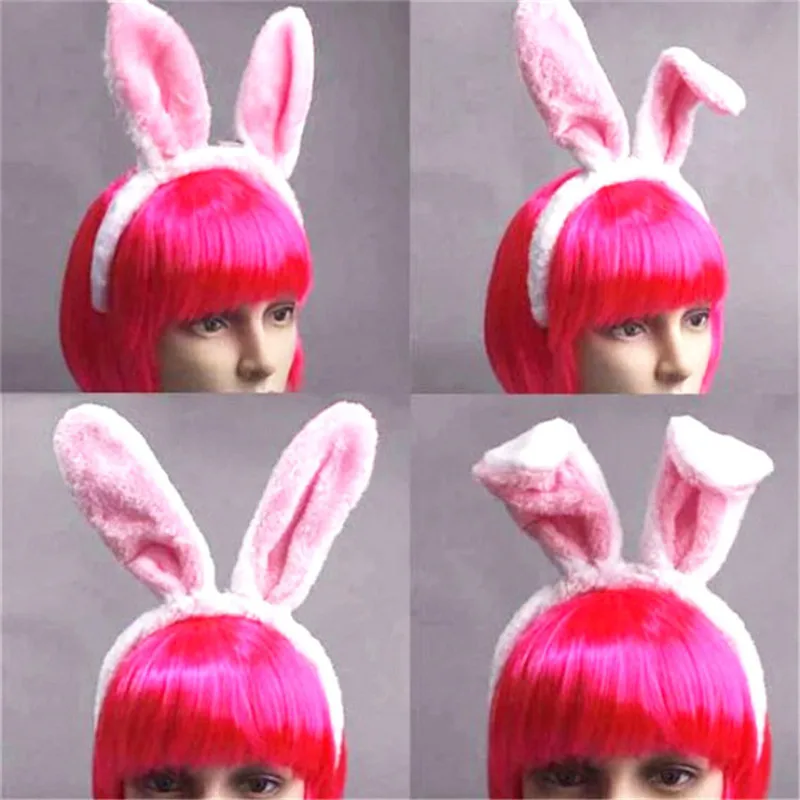 2 Fasce Per Capelli Con Orecchie Di Coniglio In Peluche - Cerchietti Carini Per Cosplay, Feste A Tema E Accessori Per Bambini E Ragazze, Marroni