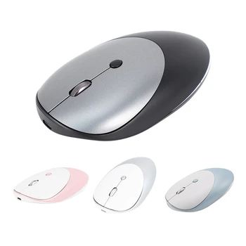 

Bluetooth 5.0 + 3.0 + 2.4G Wireless Mouse Aluminum Alloy Charging Ultra-Thin Three-Mode Wireless Mute Mouse for PC Laptop