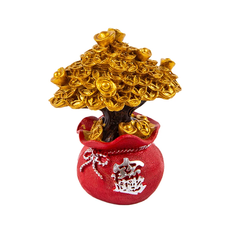Natural Crystal Bonsai Money Tree Lucky Tree Feng Shui Money Home Decor
