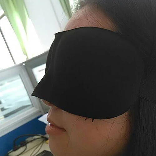 3D Sleeping eye mask Travel Sleeping Soft Padded Eye Mask Shade Cover Patch Paded Rest Relax Sleeping Blindfold Eye Massager