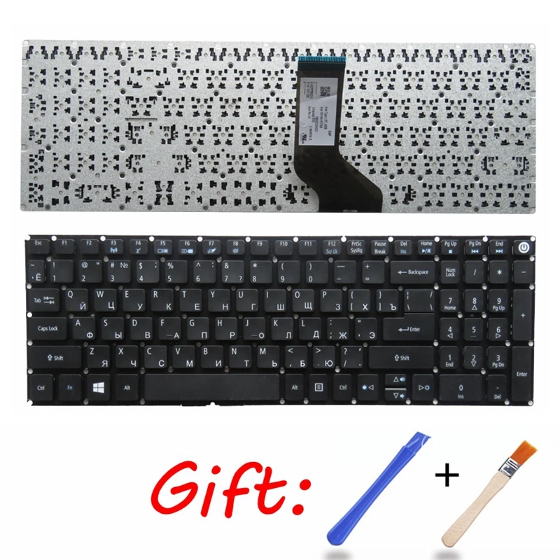  Russian keyboard for Acer Aspire E5-523 E5-523G E5-553 E5-553G E5-575 E5-575G E5-575T E5-575TG E5-7