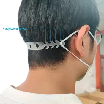 

5Pcs/set Soft Face Mask Ear Hooks Buckle Kids Adjustable Earache Preventions Fixer for Disposable Masks Anti flu Anti Virus Mask