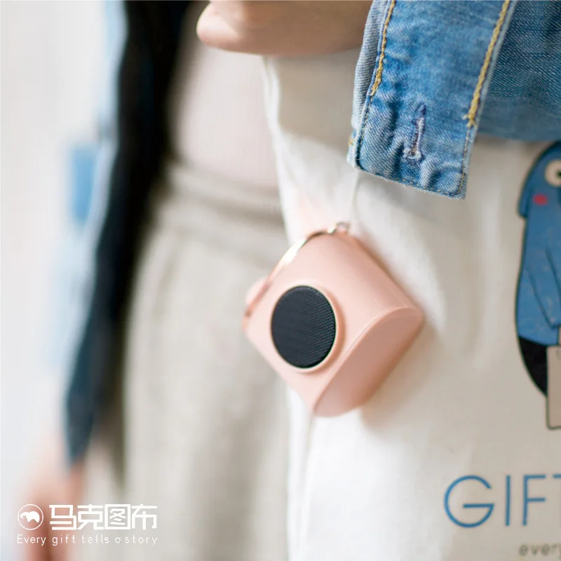 

Free shipping Retro camera styling Bluetooth Speaker Mini Portable Cute schoolgirl Creativity Noise reduction Wireless speaker